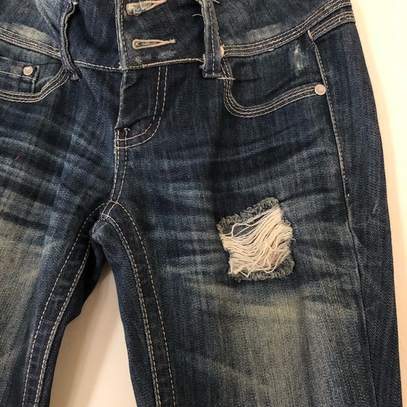 Skinny jeans with zippers on ankle - Picture 7 of 9